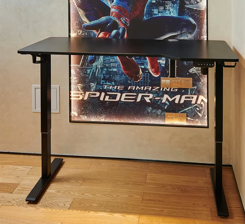 Single-Motor Inverted Dual-Column Gaming Desk