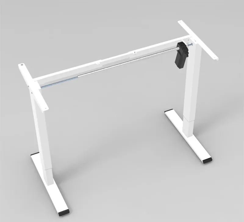 Single Motor Dual Column Electric Standing Desk Frame